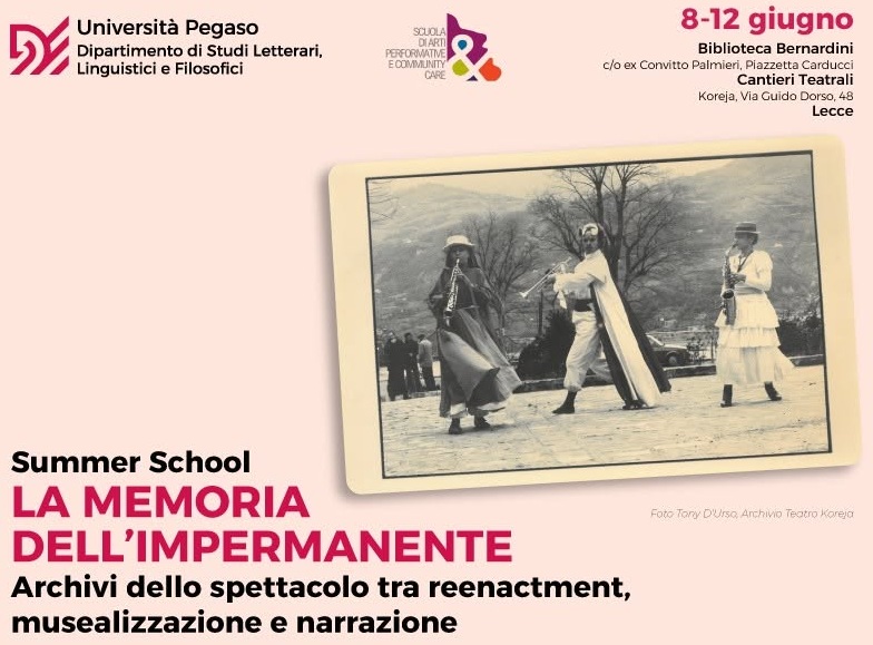 Summer school La memoria dell’impermanente (Lecce)